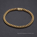 New Stainless Steel Jewelry Cuban Chain Bracelet Gold Jewelry Popular Jewelry